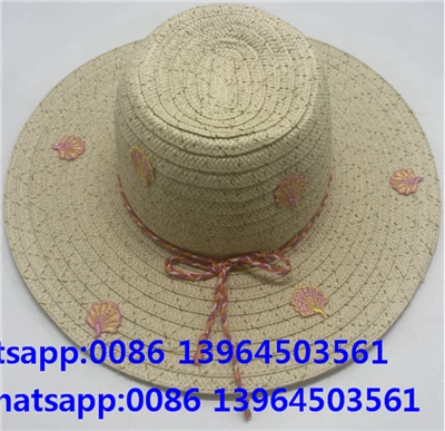 Handmade Embroidery Women Big Sun Hat