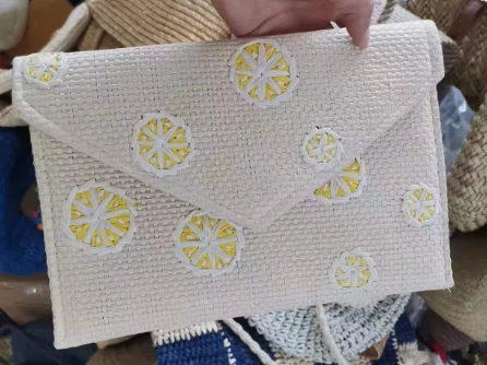 Paper Embroidery Women Clutch Bag