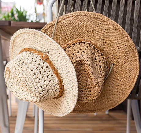 Hollow Handmade Paper Woven Women Summer Hat