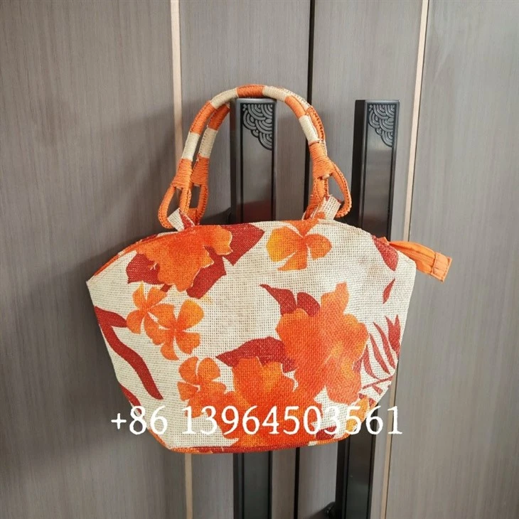 Bamboo Woven Straw Handbags