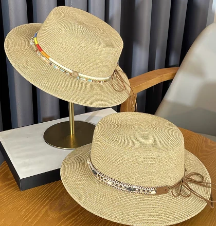 Beidge Women Sun Hat With Lovely Tape