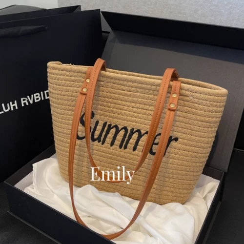 Cotton Long Strap Shoulder Beach Bags