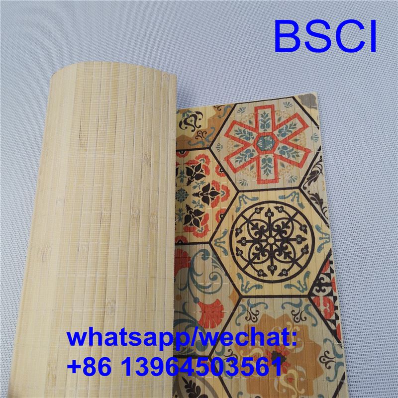 Durable Bamboo Placemats Natural Color
