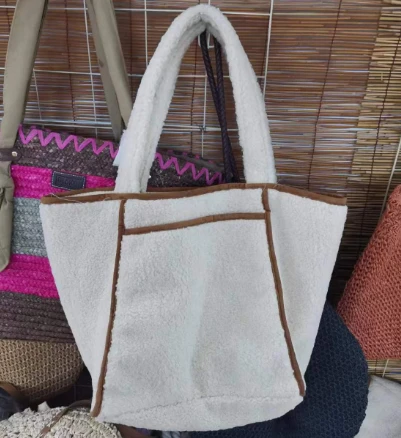 Lamb Wool Women Casucal Bag