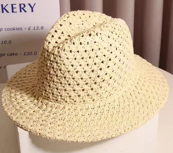 Flower Hollow Handmade Staw Women Hat