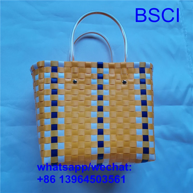 Large Capacity Plastic Tote Bag