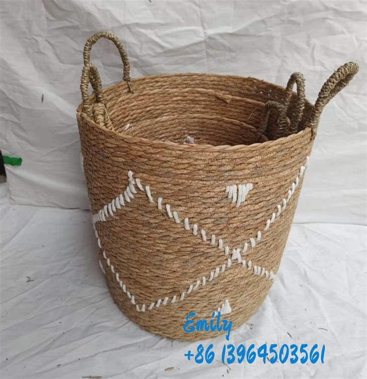 Round Woven Storage Baskets