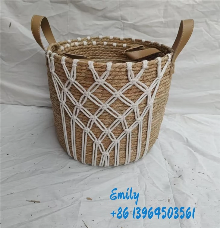 Round Woven Storage Baskets