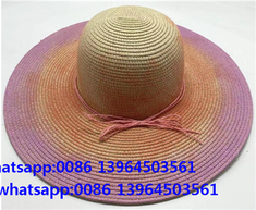 Dyeing Women Sun Shade Straw Hat