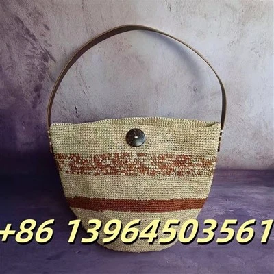 Hand Woven Shoulder Raffia Bag