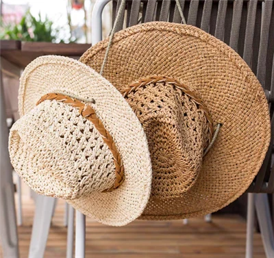 Hollow Handmade Paper Woven Women Summer Hat