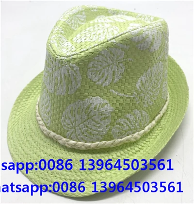 Green Cowboy Hat With Painting