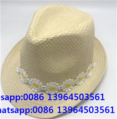 Fedora Hat With Small Flower
