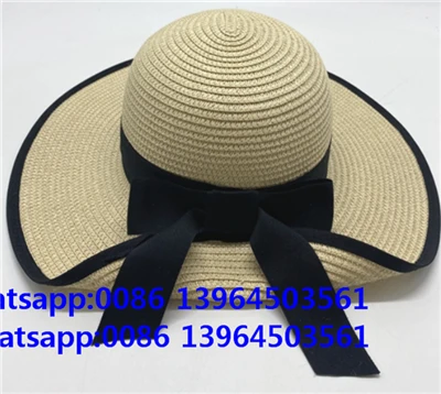 Foldable Floppy Side Straw Hat