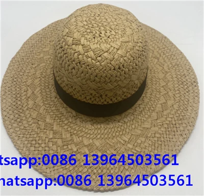 Handwoven Straw Women Hat With Pattern