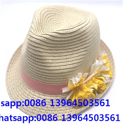 Handmade Girl&kid Breathable Hat With Flower