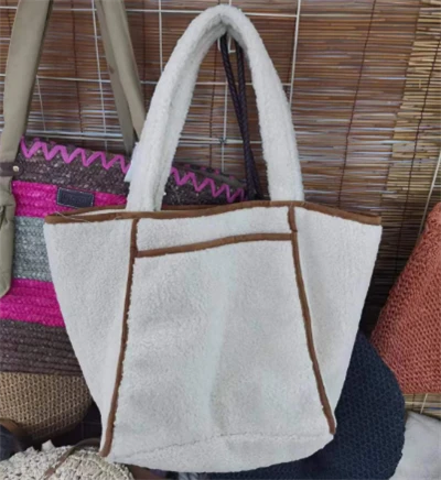 Lamb Wool Women Casucal Bag