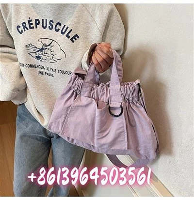 Recyled Purple Nylon Bags