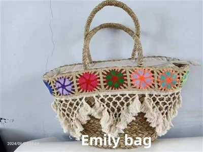Women Handbags Woven Summer Straw Tote Bags