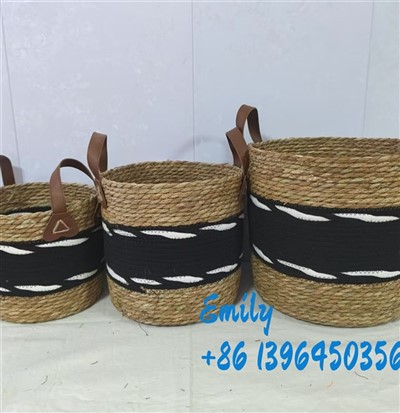 Woven Storage Baskets in Cupboard